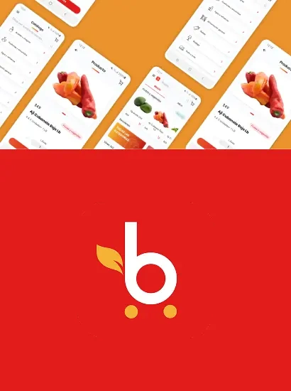 Pantallas de proyecto de Supermercados Bravo